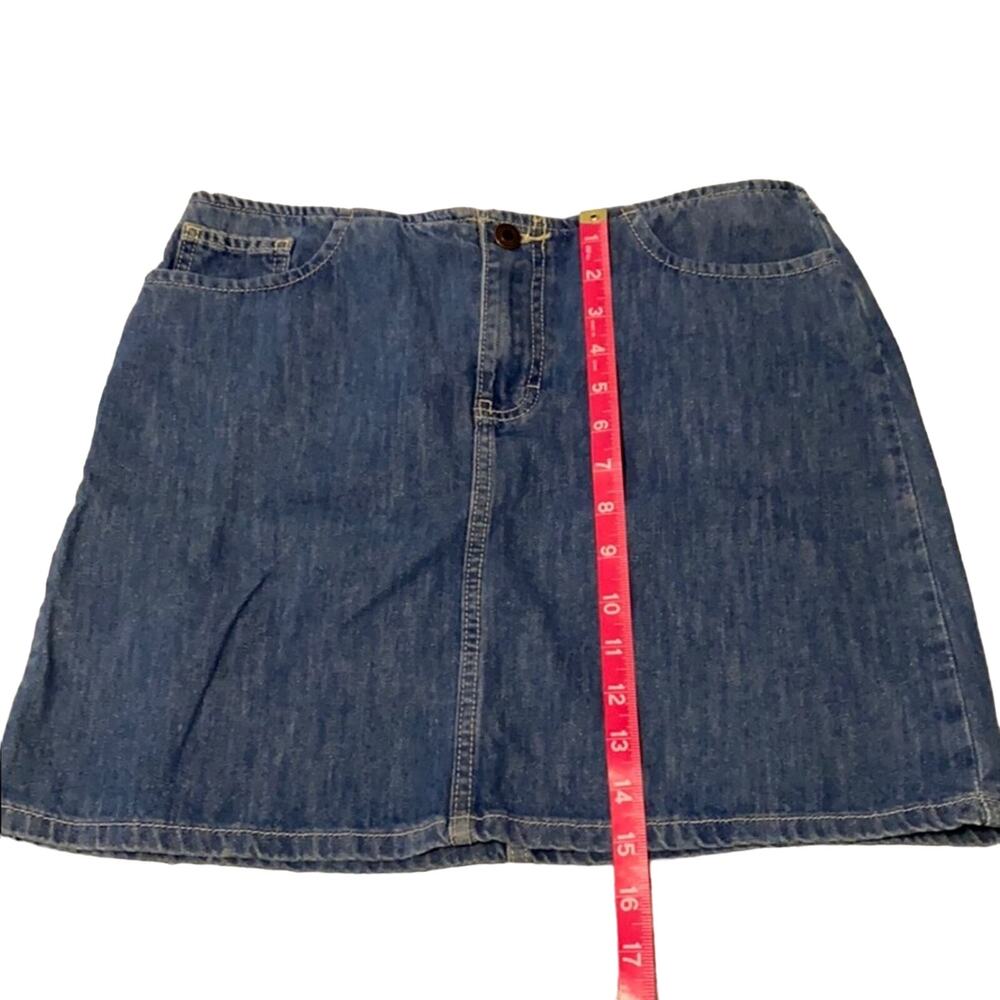 Women's American Eagle Denim Jean Skirt Size 2 pockets